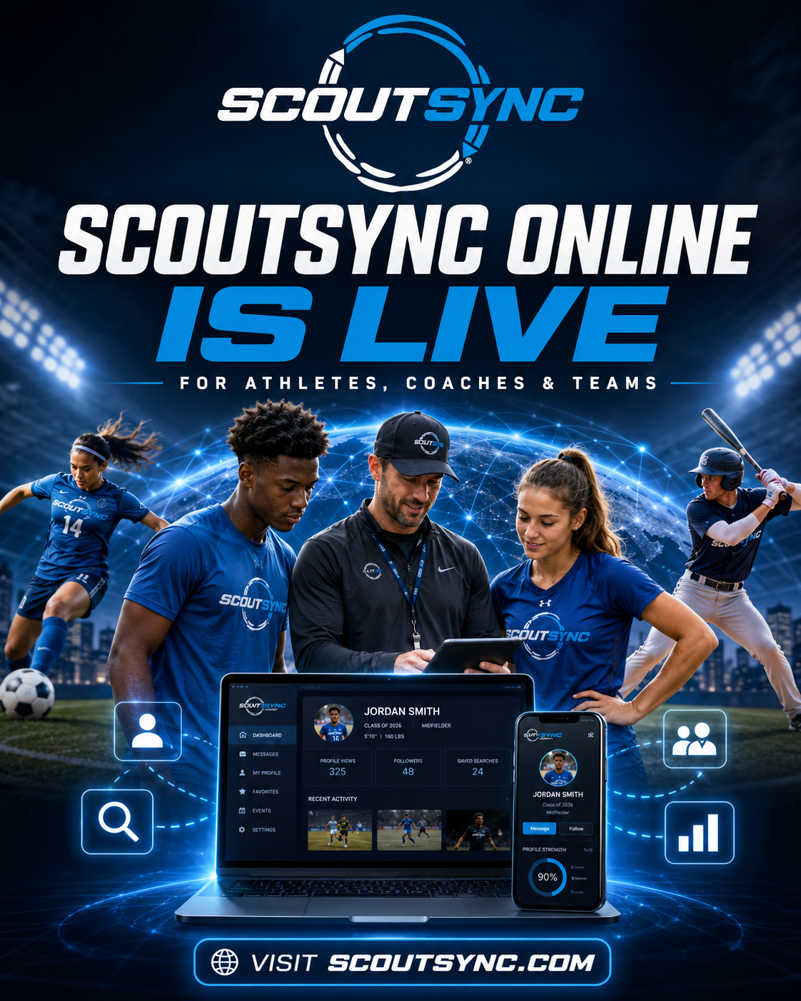 ScoutSync Online Is Live: A New Platform for Athletes, Coaches, and Teams