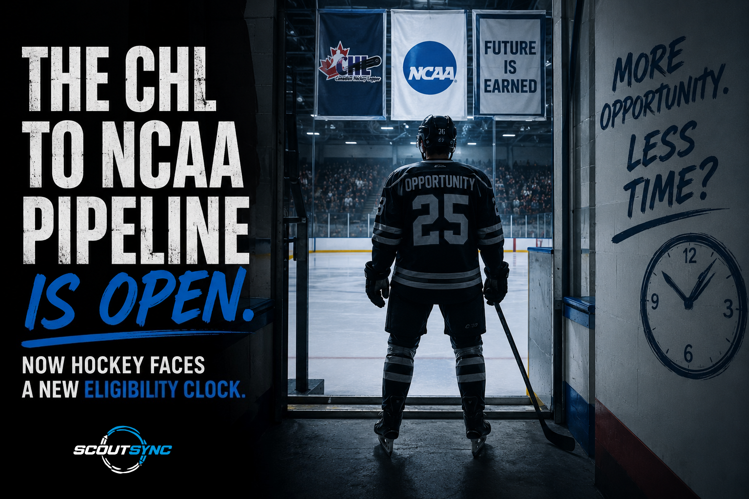 The CHL-to-NCAA Pipeline Is Open. Now Hockey Faces a New Eligibility Clock.