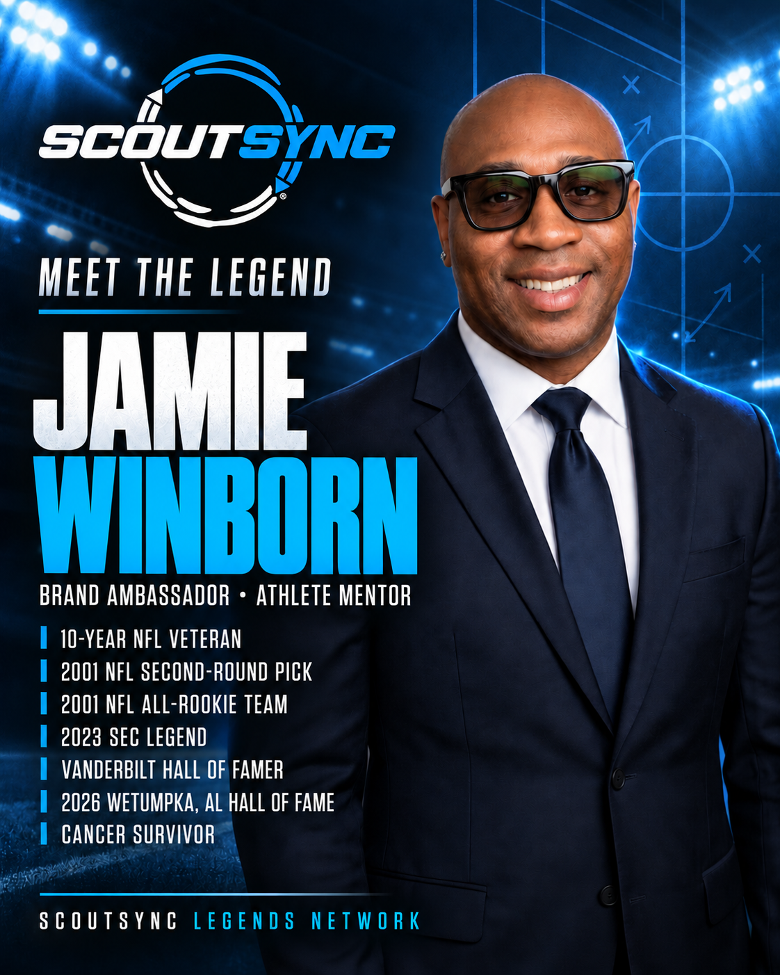 More Than the Game: Jamie Winborn Joins the ScoutSync Legends Network