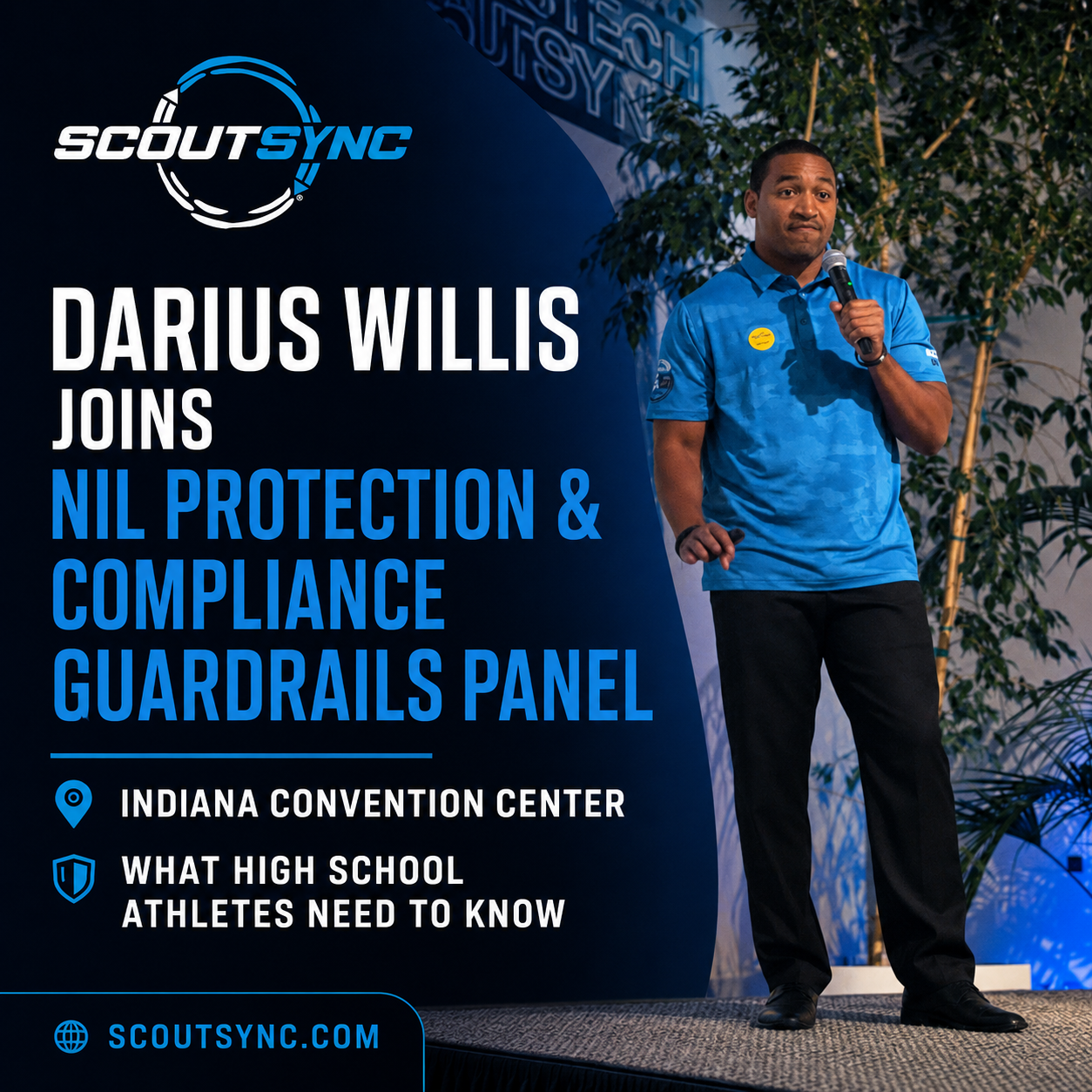 Darius Willis Joins NIL Protection Panel at Indiana Convention Center: What High School Athletes Need to Know